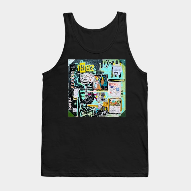 DOS CABEZAS DOS Tank Top by Basquiat